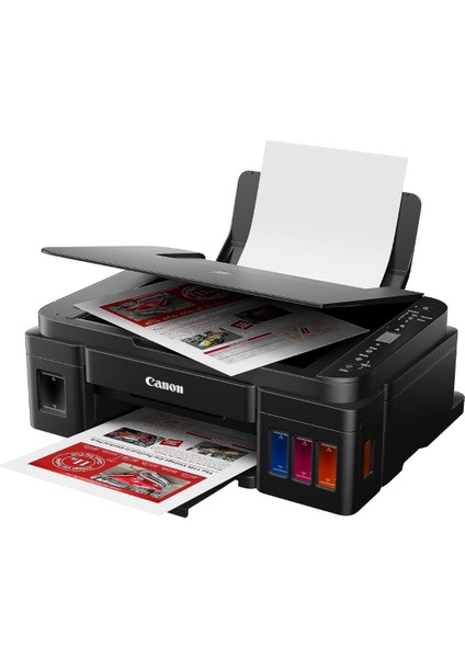 Pixma G3416 Renkli, Mürekkep Tanklı Yazıcı, Tarayıcı, Fotokopi, Wi-Fi+2 Pk. A4 Kağıt Hediye fırsatları
