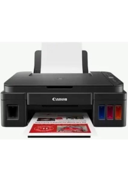 Pixma G3416 Renkli, Mürekkep Tanklı Yazıcı, Tarayıcı, Fotokopi, Wi-Fi+2 Pk. A4 Kağıt Hediye indirimleri