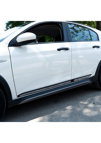 Fıat Egea Cross Krom Kapı Çıtası 4 Parça