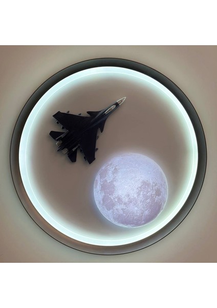 Jet ✈️: Gökyüzü Macerası 🚀akıllı Plafoniyer – Çocuğunuzun Odasını Bir Anda Değiştirin! 4 Mod – 3 Renk – Uzaktan Kumanda – Gece Lambası – 50 cm fiyatları
