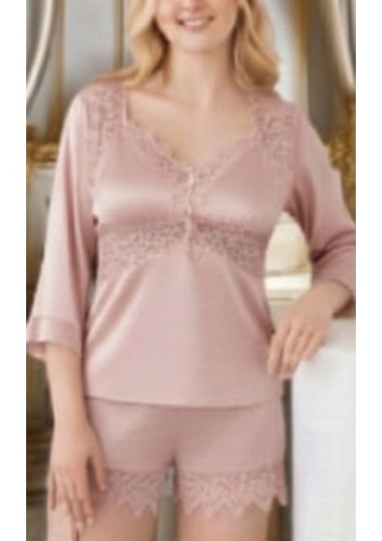 Pierre Paris Ipek Saten 6'lı Kısa Gecelik ve Sabahlık Çeyiz Seti fırsatları