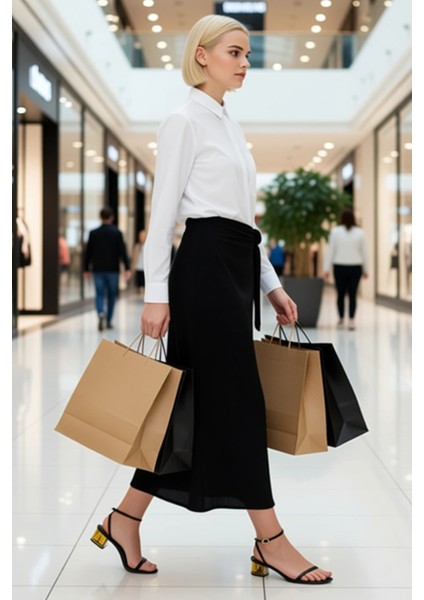 Kadın Düz Maxi Boy Sarong Kalıp Kruvaze Bağlamalı Viskon Dokuma Etek Fonksiyonel Dayanıklı modelleri