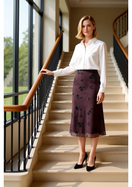 Kadın Kalem Kalıp Yüksek Bel Midi Etek Fonksiyonel Dayanıklı Kaliteli Konforlu Estetik Şık fiyatları