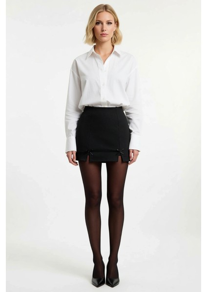 Kadın Mini Şort Etek Normal Bel Beli Lastikli Interlok Kumaş Fonksiyonel Dayanıklı Estetik fırsatları