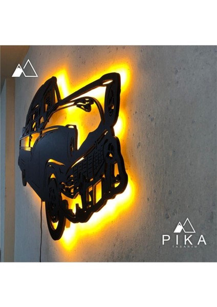 Belaır 50 x 100 LED Işıklı Tablo - Ahşap Duvar Dekorasyonu fırsatları