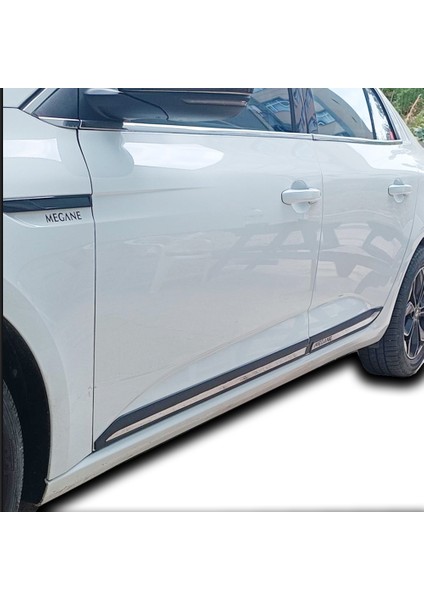Renault Megane 4 Krom Kapı Çıtası 4 Parça