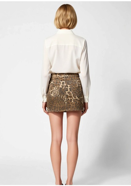 Kadın %100 Pamuk A Kesim Yüksek Bel Mini Etek Fonksiyonel Dayanıklı Kaliteli Konforlu Spor fırsatları