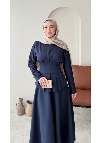 Belden Bağlamalı Etekli Scuba Takım – Lacivert fırsatları