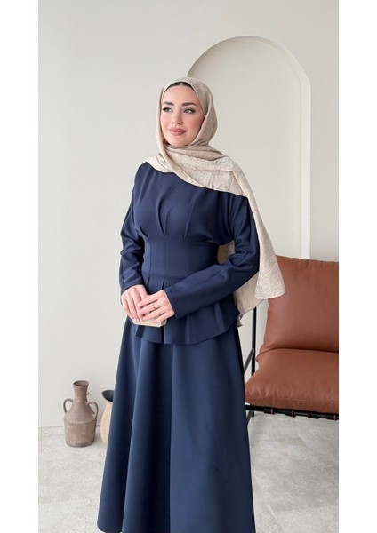 Belden Bağlamalı Etekli Scuba Takım – Lacivert indirimleri