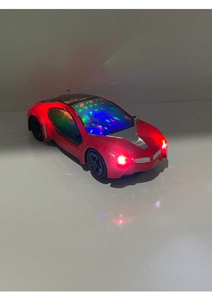 Bmw I8 Model Kırmızı Işıklı Sesli Oyuncak Araba 17 cm