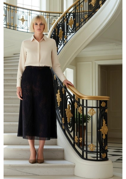 Kadın Midi Dokuma Etek Yüksek Bel Pilili Animal Desenli Fonksiyonel Dayanıklı Kaliteli Şık fiyatları