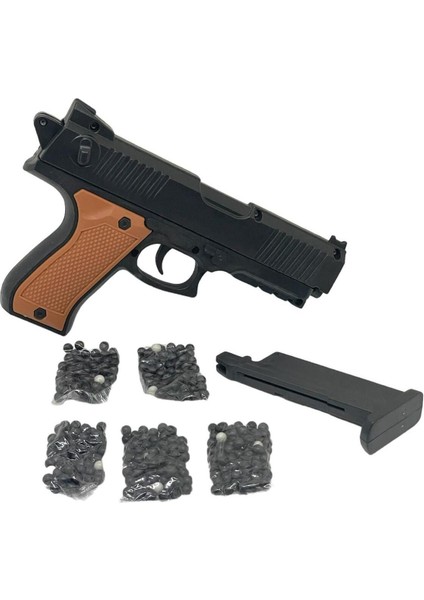 Boncuklu Tabanca Boncuk 5 Paket Set Force Speciel Kahve Kupalı 20 cm modelleri