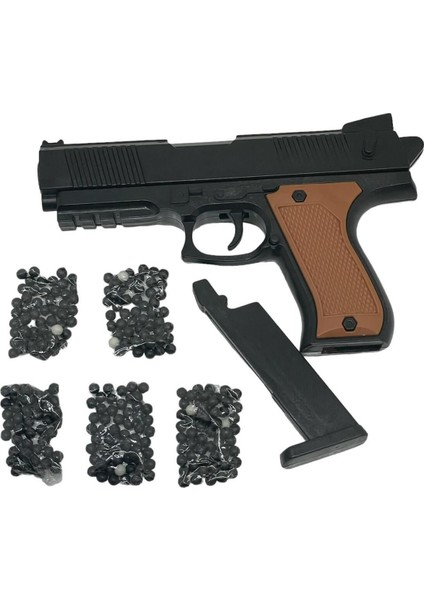 Boncuklu Tabanca Boncuk 5 Paket Set Force Speciel Kahve Kupalı 20 cm fırsatları