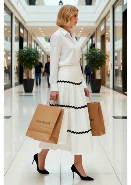 Kadın Maxi Etek Normal Bel Kloş Kalıp Bürümcük Kumaş Fonksiyonel Dayanıklı Kaliteli Modern modelleri