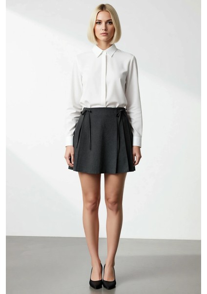 Kadın Düz Desen A Kesim Mini Dokuma Etek Fonksiyonel Dayanıklı Kaliteli Konforlu Estetik Şık fırsatları