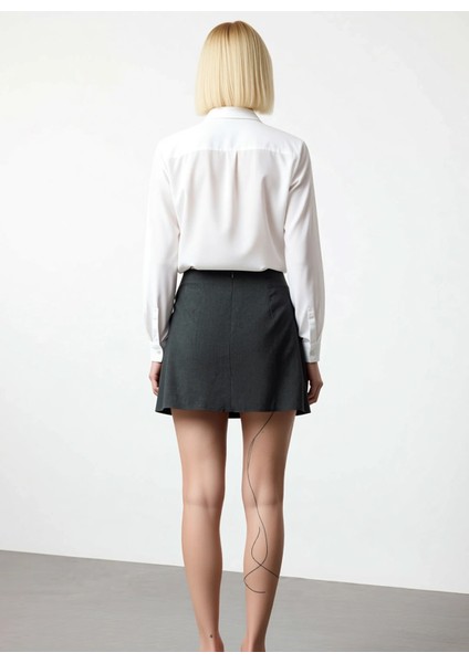 Kadın Düz Desen A Kesim Mini Dokuma Etek Fonksiyonel Dayanıklı Kaliteli Konforlu Estetik Şık indirimleri