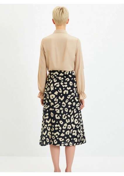 Kadın Hayvan Desenli Midi Etek A Kesim %100 Viskon Dokuma Fonksiyonel Dayanıklı Kaliteli Şık indirimleri