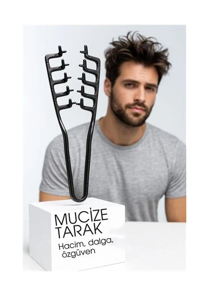 Bfs Mucizevi Tarak - Hacim, Dalga Tarağı Dağının Saç Uygulama Tarağı