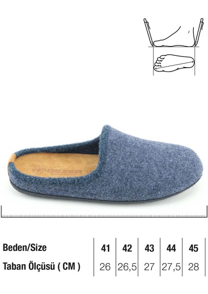 Erkek Kışlık Iç Taban Çıkarılabilir Fusbetli Hakiki Deri Pvc Alt Taban Keçe Ev Bahçe Terlik fiyatları