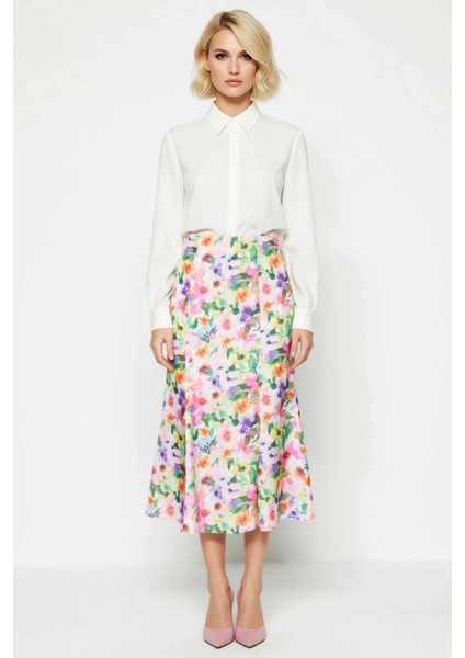 Kadın Balık Kalıp Maxi Boy Dokuma Etek Çiçek Desenli Fonksiyonel Dayanıklı Kaliteli Modern fırsatları