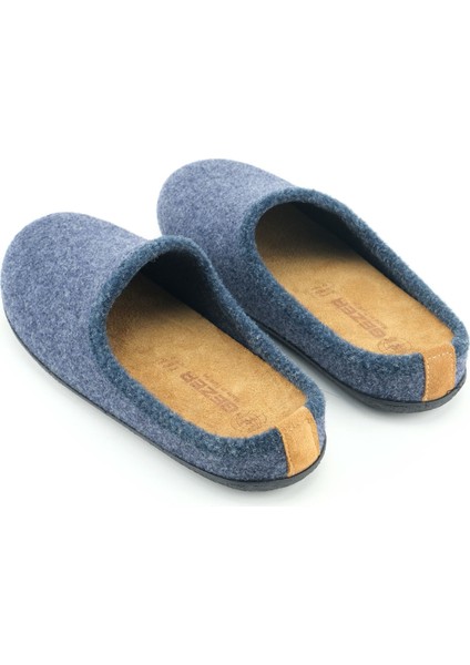 Erkek Kışlık Iç Taban Çıkarılabilir Fusbetli Hakiki Deri Pvc Alt Taban Keçe Ev Bahçe Terlik fırsatları