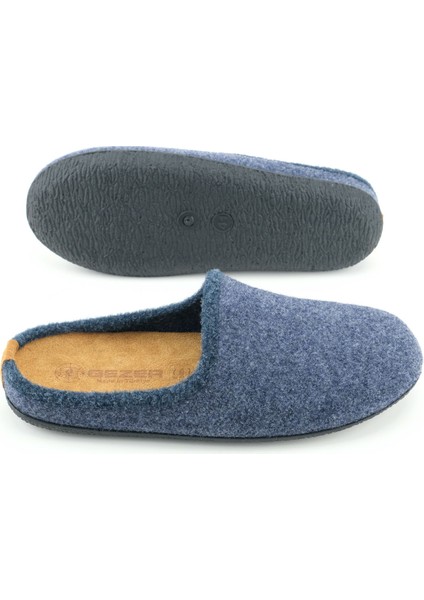 Erkek Kışlık Iç Taban Çıkarılabilir Fusbetli Hakiki Deri Pvc Alt Taban Keçe Ev Bahçe Terlik indirimleri