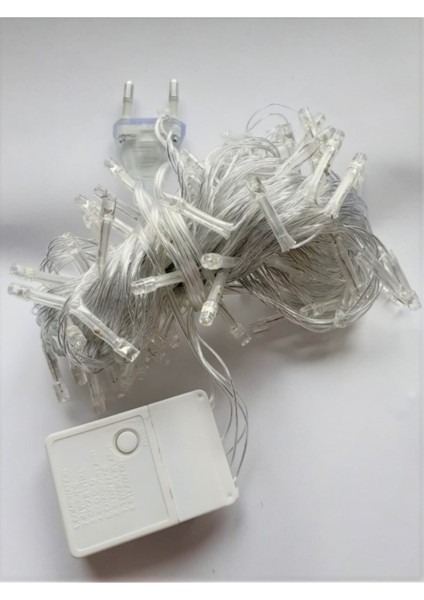 100'LÜ LED Işık Seti, 10 mt Beyaz Kablo, Parlak ve Enerjik Aydınlatma fiyatları