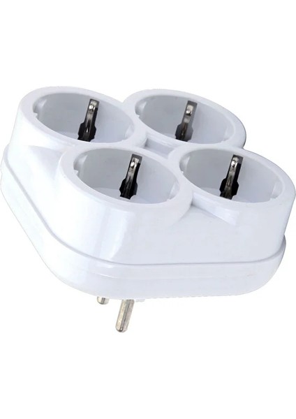 Topraklı 16 Amper 250 Volt Beyaz 4'lü Çok Amaçlı Golyat Priz Çoklayıcı Çoklu Priz fiyatları