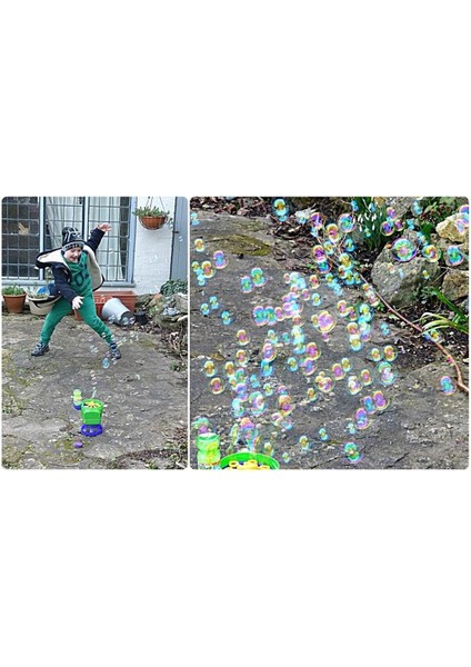 Pilli Köpüklü Oyuncak Köpük Baloncuk Makinesi Tabancası + Baloncuk Likitli fırsatları