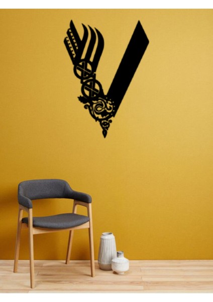 Vikings Ahşap Tablo