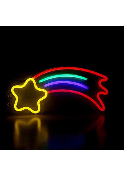 Kuyruklu Yıldız Neon LED Gece Lambası