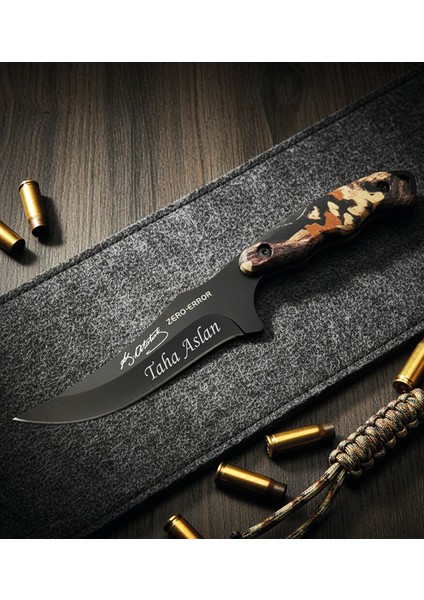 Kişiye Özel Isimli Imza Baskılı 7-29 23 cm Zero Error Av Bıçağı