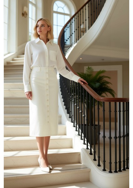 Kadın Düz Maxi Denim Etek Yaka Yok Kol Yok Kalıp A Line Fonksiyonel Dayanıklı Kaliteli Şık fiyatları