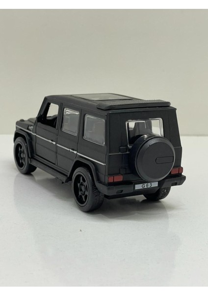 Mercedes G63 Jeep Siyah Metal Sesli Işıklı Diest Car Oyuncak Model Araba 12 cm fırsatları