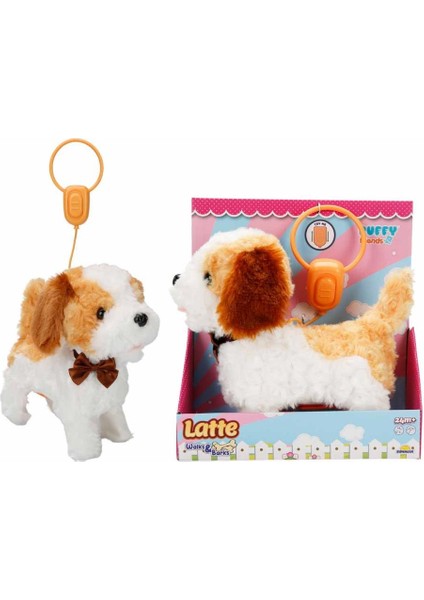 Peluş Yürüyen Sesli Köpek Latte - FT-B023 (Lisinya)