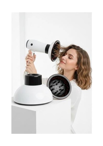 Bfs Fön Için Difüzör Vigo Başlık - Saç Kurutma Başlığı Profesyonel Beyaz