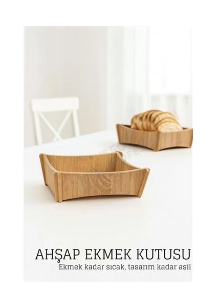 Bfs Ahşap Ekmek Kutusu - Doğal, Şık ve Fonksiyonel