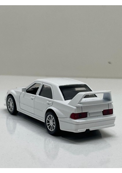 Mercedes Benz 190E Evo Beyaz Metal Çek Bırak Işıklı Sesli Diest Car 1:36 Ölçek Oyuncak fiyatları