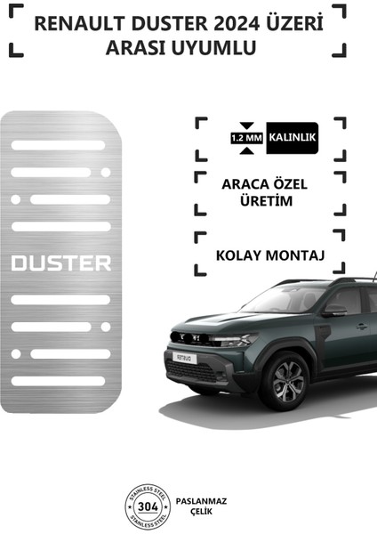 Renault Duster Ayak Dinlendirme Pedalı Krom Ayak Dayama Pedalı