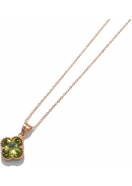 925 Ayar Gümüş Kadın Kolye – Renk Değiştiren Taşlı Bronz fiyatları