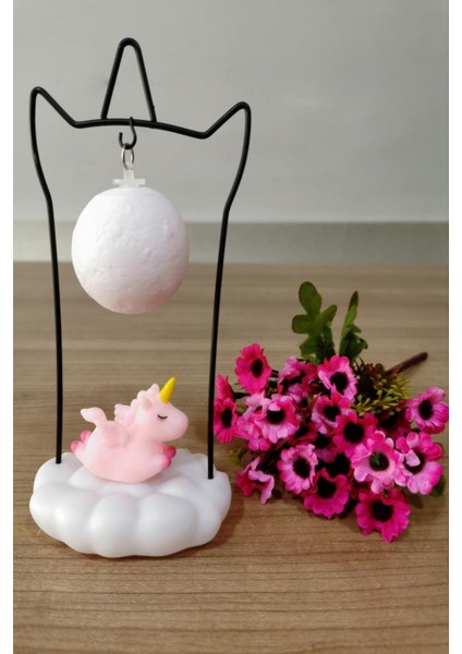 Işık Altında Sallanan Renk Değiştiren Unicornlu Gece Lambası ID:8226 fiyatları