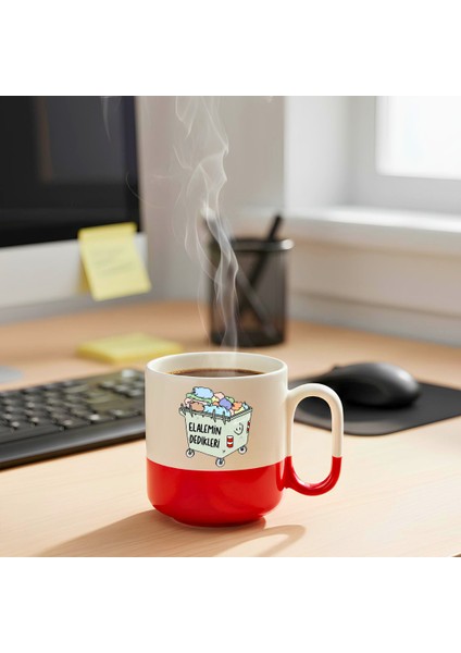 Elalemin Dedikleri Baskılı-Hediyelik Seramik Kupa Bardak