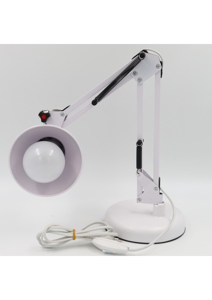 Şık 5 Eksenli Metal Masa Lambası, 55CM, Beyaz Renk, Modern ve Fonksiyonel Tasarım indirimleri