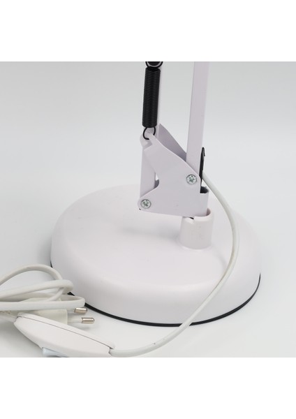 Şık 5 Eksenli Metal Masa Lambası, 55CM, Beyaz Renk, Modern ve Fonksiyonel Tasarım