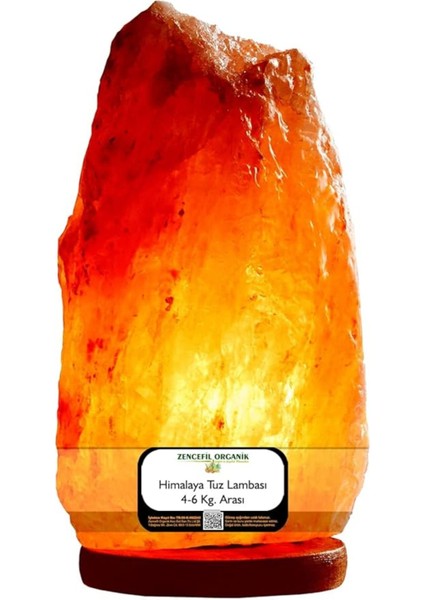 Organik Himalaya Tuz Lambası 4-6 Kg. | Kaya Tuzu Lambası Himalaya Tuzu Lamba