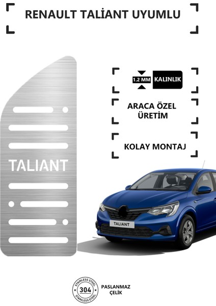 Renautl Talıant Ayak Dinlendirme Pedalı Krom Ayak Dayama Pedalı