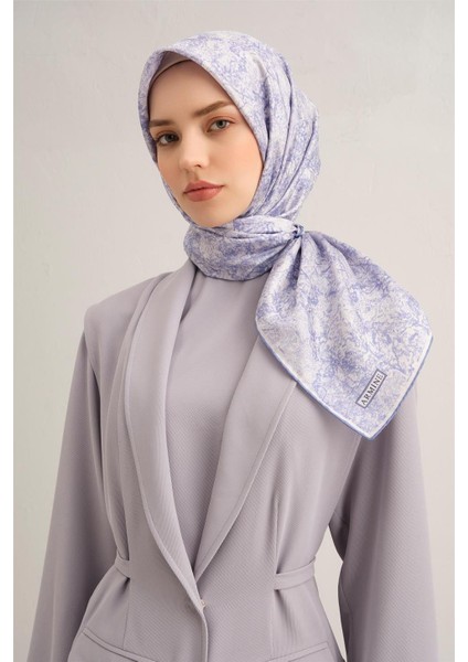 Soyut Desenli Saf Ipek Sura Eşarp 9311D 06 modelleri