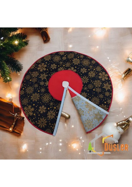 Snowy Kar Tanesi Desenli Yılbaşı Ayak Halısı, Yılbaşı Ağacı Altı Örtüsü, Yeniyıl Çam Ağacı Eteği Yıkanabilir Cırtlı fiyatları