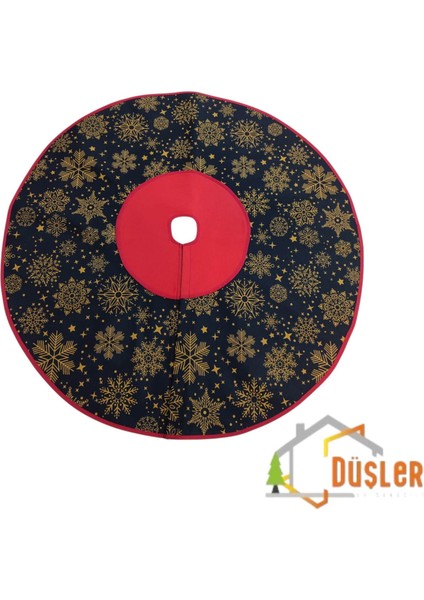 Snowy Kar Tanesi Desenli Yılbaşı Ayak Halısı, Yılbaşı Ağacı Altı Örtüsü, Yeniyıl Çam Ağacı Eteği Yıkanabilir Cırtlı modelleri