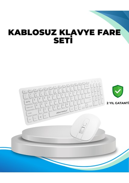 Q Klavye Klavye ve Mouse Seti USB Girişli Kablosuz